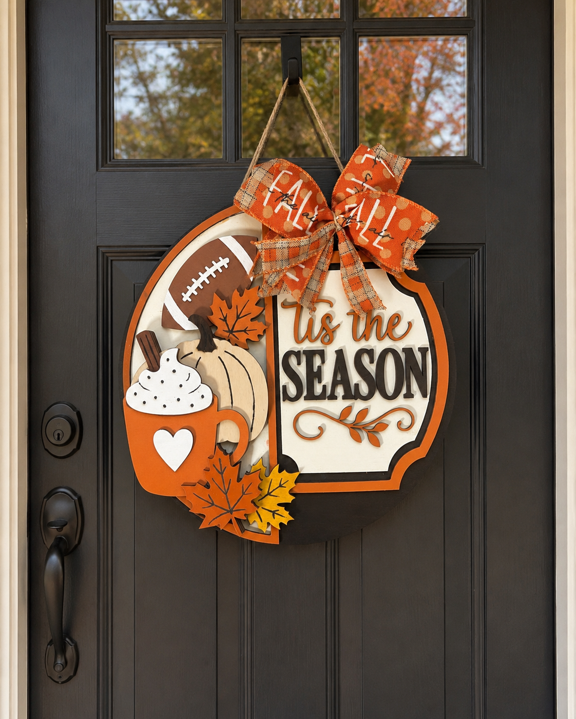 Tis the Season Fall Door Hanger