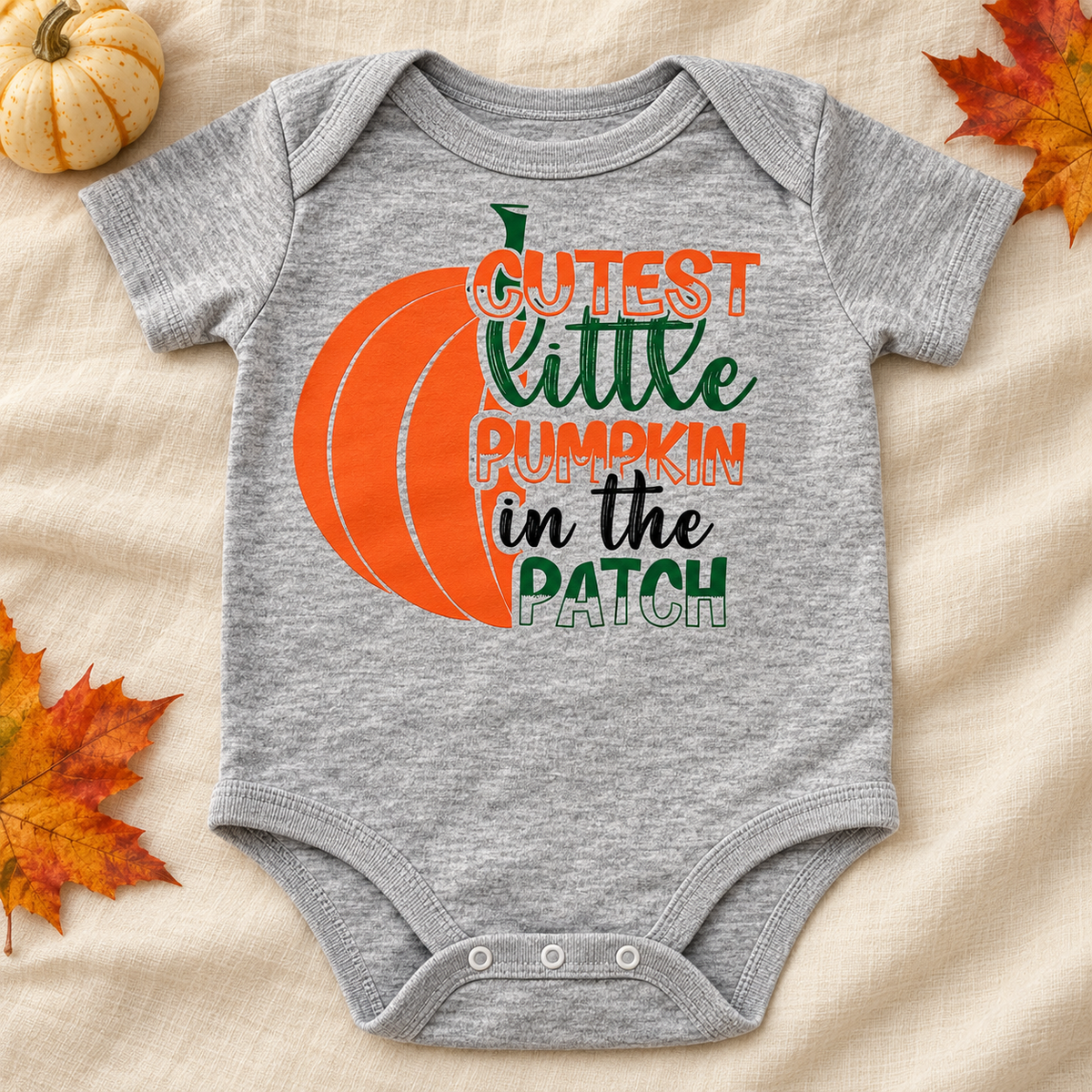 Cutest Pumpkin in the Patch | Baby Bodysuit or Infant Tee