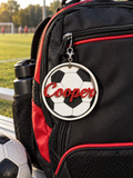 Soccer Bag Tag with Player Name
