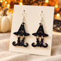 Witchy Halloween Acrylic Earrings