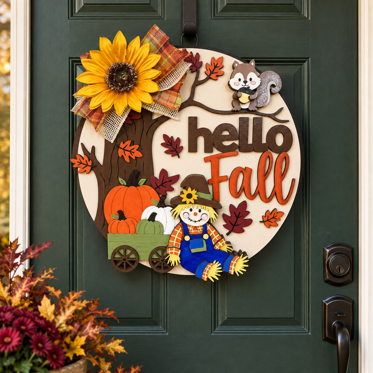 Hello Fall Door Hanger