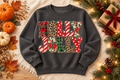 Holly Jolly Patchwork Crewneck Sweatshirt
