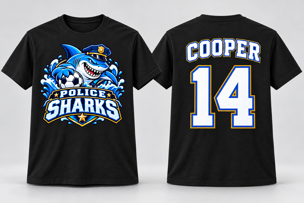 Police Shark T-shirts